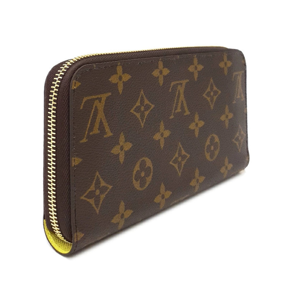 Louis Vuitton Round Long Wallet Monogram Zippy Zipper